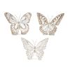 Stone Butterfly with White Washed Finish (Set of 3)