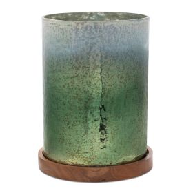 Green Mercury Candle Holder