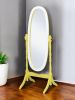 Yellow Cheval Mirror