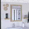 Wood Vanity Mirror