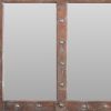Rustic Window Pane Accent Mirror