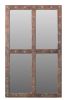 Rustic Window Pane Accent Mirror