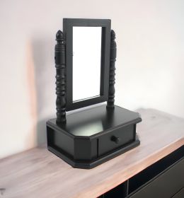 Black Tabletop Mirror
