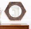 Bronze Hexagon Accent Mirror