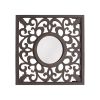Brown Vintage Style Accent Mirror